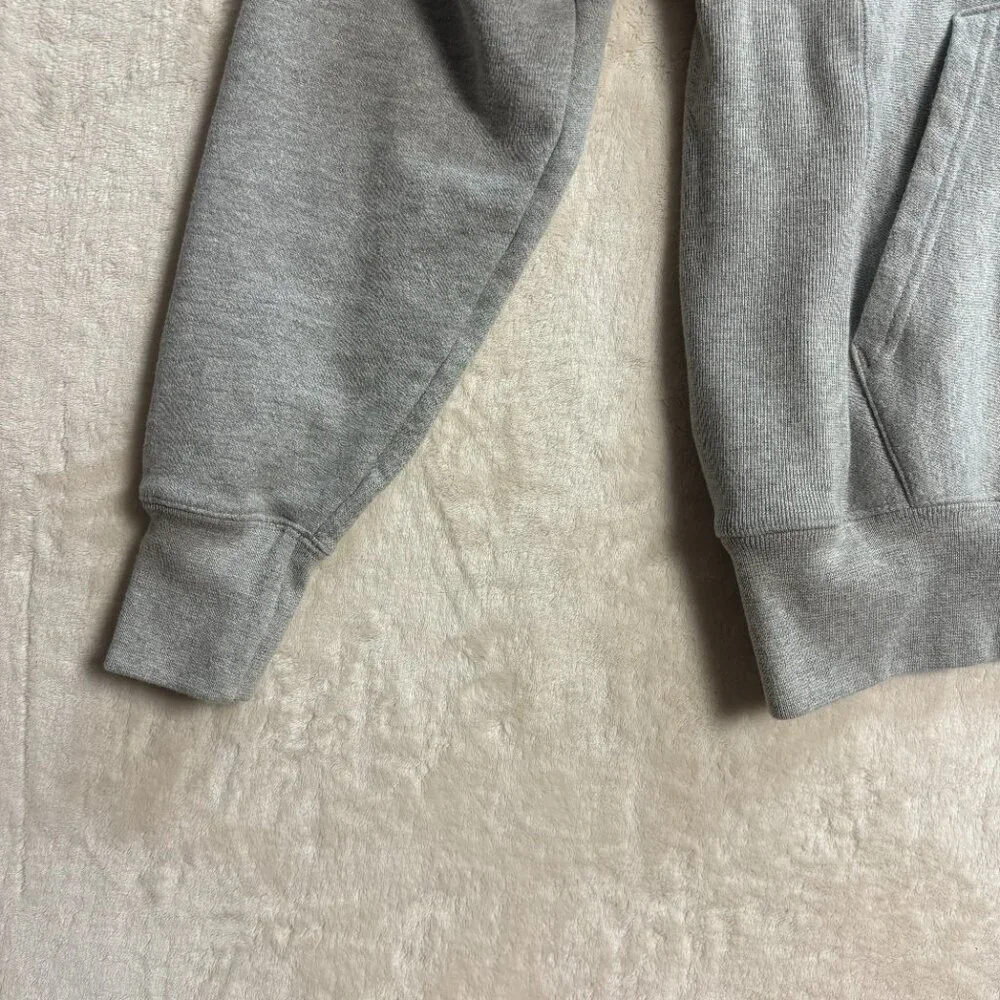 Champion Mens Reverse Weave Hoodie Small‎ Pullover Grey with Gold Lettering